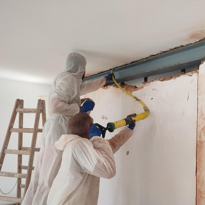 Wanddurchbruch in tragender Wand mit Stahlträger in München
